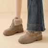 Fashion Autumn-spring Brown Women's Blue Boot Shoes Woman Boots Ankle Boots Woman Sneakers Sport Real Shors Brand Name Comfortable