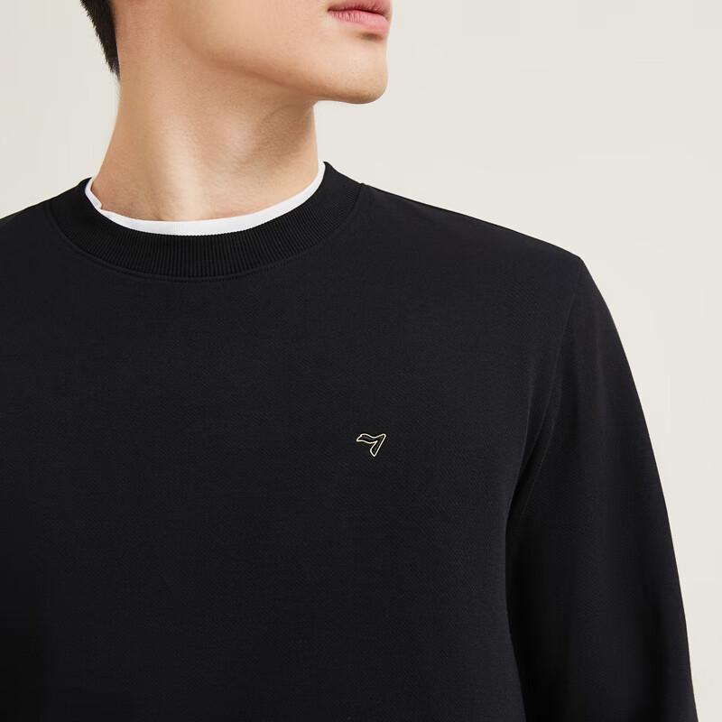 Septwolves Men's Xinjiang Cotton Round Neck Pullover Sweatshirt