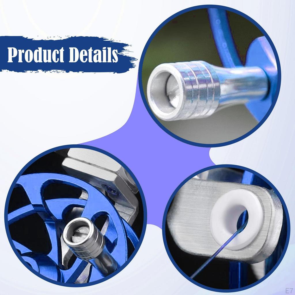 3 Kg Lightweight Ice Fishing Reel, 65 Mm Spool Made Entirely of Metal, Accessories for Fresh