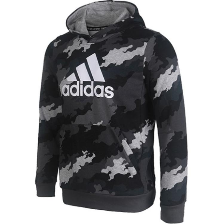 Adidas Sweatshirt YB MH BOS PO Gray Teenagers GE0693 128