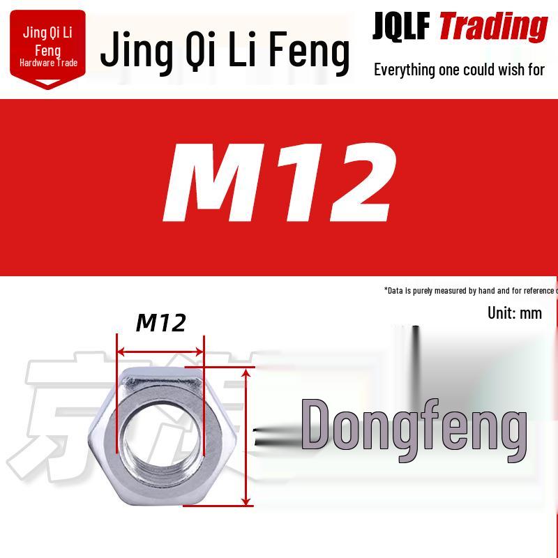 316 Stainless Steel Locking Hex Nut, M2-M64