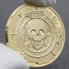 Pirate King Luffy ONE PIECE Gold Plated Commemorative Coin & Badge