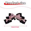 2PCS Lolita Bow Hair Clips Barrettes Cosplay Accessories Fashion Anime Gothic