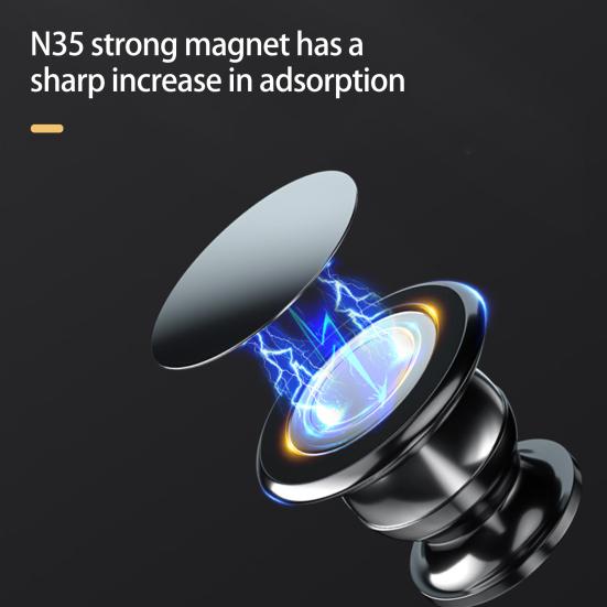 Cell Phone Mount Attraction Adjustable Non-slip Strong Magnetic Shock Protection Safe Support Universal
