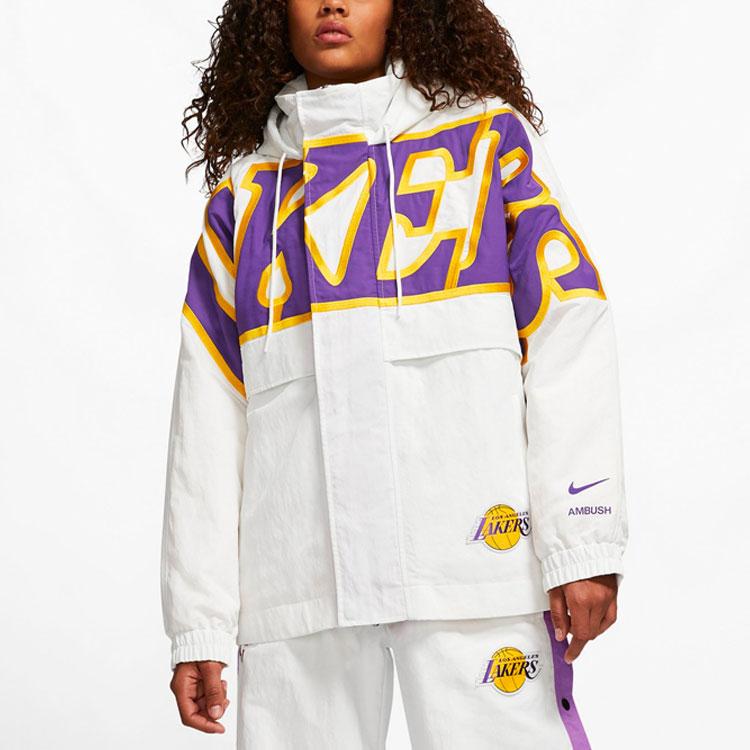 Nike Womens X Ambush NRG IR Jacket Lakers Women Outerwear White DB1617-121