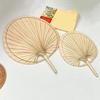 Portable Hand-woven Palm-Leaf Fan Lightweight Summer Cooling Fan  Wedding Decoration