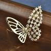 Butterfly Pin For Women With Hollow Metal Design Perfect For Fall Winter Outerwear Accessory