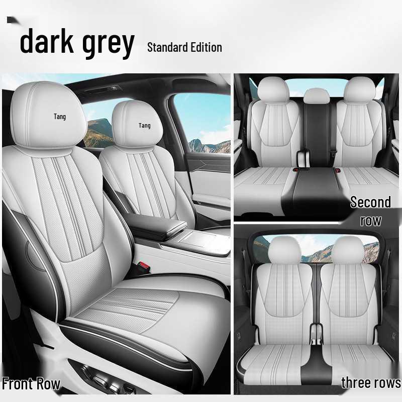 BYD Tang L Full Coverage DMI/EV Seat Covers - Breathable Perforated Cushions for All Seasons