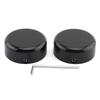 Front Fork Cover Caps 1 Pair Black Aluminum For Sportster S 1250 RH1250 S -