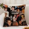 K-Kit C-Connor Cushion Cover Premium Comfort Reversible Pillow Cover - Dual - Use Design for Home & Car