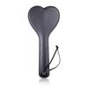 Heart-Shaped Leather Adult Paddle - PU Hand Paddle for Couples