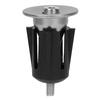 1 Pair Aluminum Alloy Bike Grips Bar End   Plug for Mountain Bike Handlebar (  color)