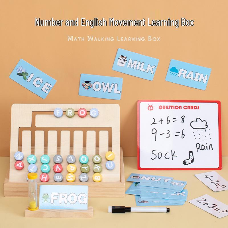 Kindergarten Alphabet & Number Learning Box: Early Education Toy for Children