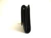 Authentic BVLGARI Black Leather Logo Clip Flap Long Wallet #a719  Refurbished