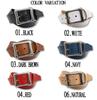 WING LEATHER Tochigi Leather 6 Genuine Cowhide Made in Solid Natural Belt, Colors, Leather, Japan, Men's, Color, Casual, 40mm, W052, Medium,