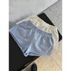 Mimicarley Special Offer Big Sale Skim * Flat for Plaid Sporty Simplicity Elastic Waist Hot Pants Sweatpants Shorts
