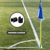 12 Pcs Garten Flagge Clip Banner Schellen Pole Stopper Befestigung Clips Abs Anti-wind Kleine