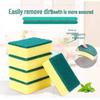 Magic Nano Dishwashing Double-Sided Sponge Scrubber for Oil Removal