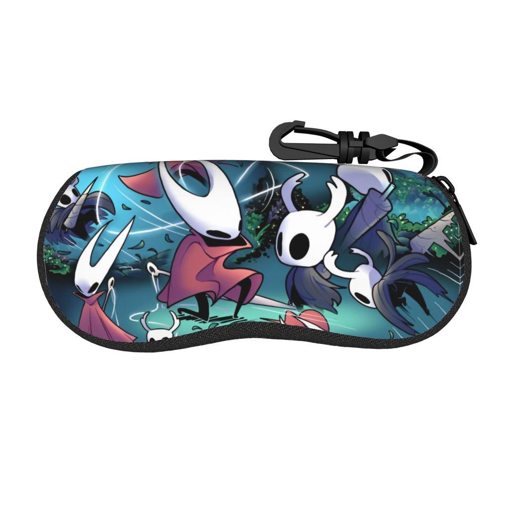 Hollow Knight Glasses Case Cover Unisex Game Cartoon Sunglasses Pouch Zipper Eyewear Storage Outdoor Eyeglass Cases Cover
