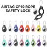 New Compatible with Apple AirTag Secure Holder with Cable Air Tag Lock Case Keychain Key Ring Key Chain Luggage tag for Keys