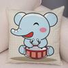 Cute Cartoon Animal Cushion Cover T Rex Dinosaur Unicorn Cat Dog Print Kids Room Decorative Pillow Case Home Gift