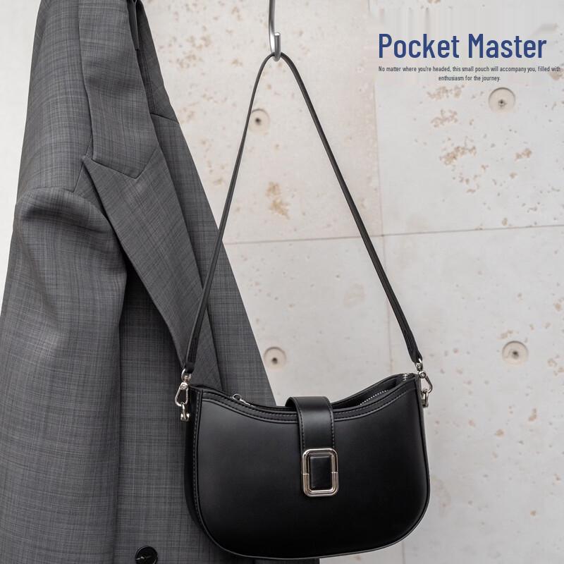 

Dou Xiao Zhu Women s Genuine Leather Baguette Shoulder Bag