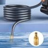 1 Zoll Messing Fußventile mit 25 mm Schlauchanschluss Stabile Konstruktion Rückschlagventile Einfache Installation für Wassersysteme & Bewässerung
