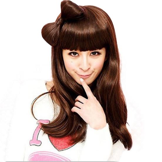 Mode Femmes Cheveux Pince Bec de Canard Fibre Synthétique Nœud Papillon Accessoire Cheveux Fête
