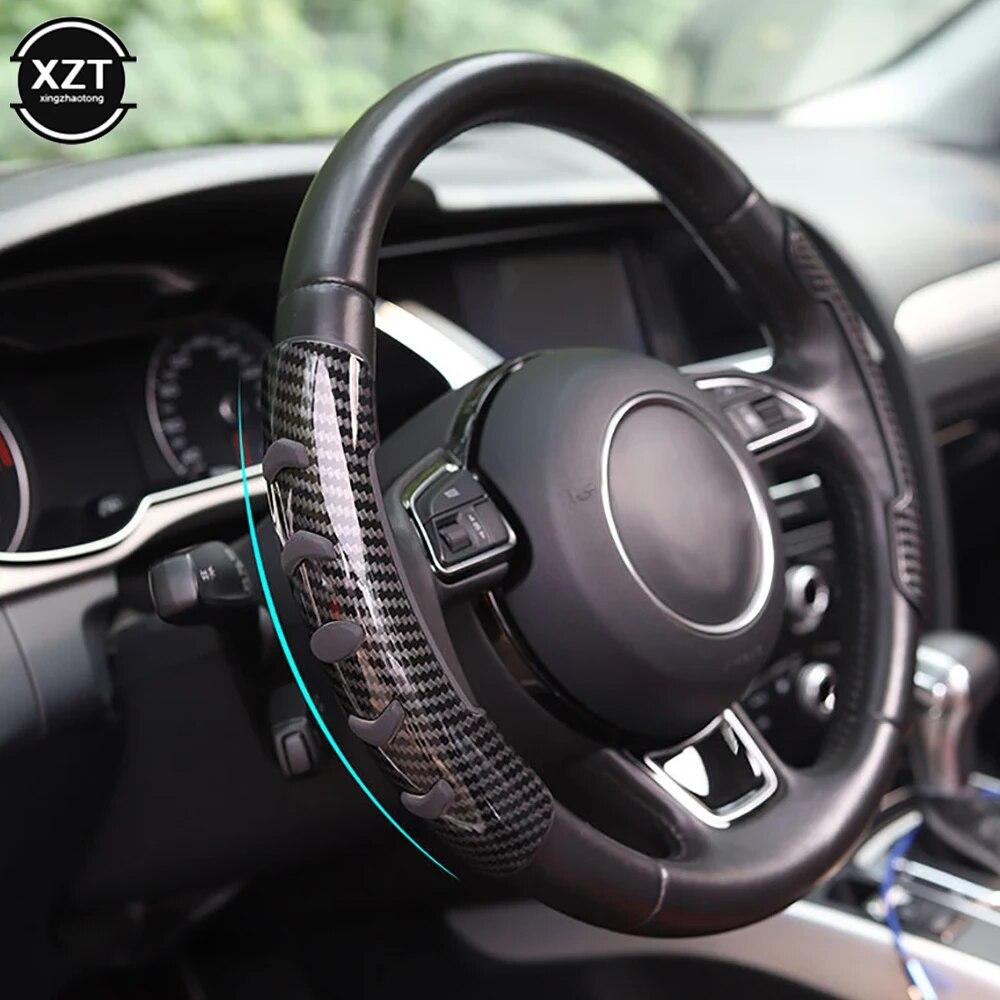 Universal Steering Wheel Cover Car Steering Wheel Booster Bearing Aid with Swivel Handle Knob Car Accessories Steering Aid Tool