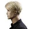 Men Short Wig Side Part Bangs Fluffy Natural High Temperature Fiber Handsome Male Blonde Synthetic Hair