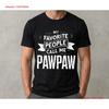 My Favorite People Call Me Pawpaw T Shirt Funny Grandpa Vintage Designer Clothes Stretched Casual