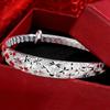 Original 925 Silver Charms Bangles For Women Luxury Design Sparking Gypsophila Star Bracelets Party Wedding Jewelry