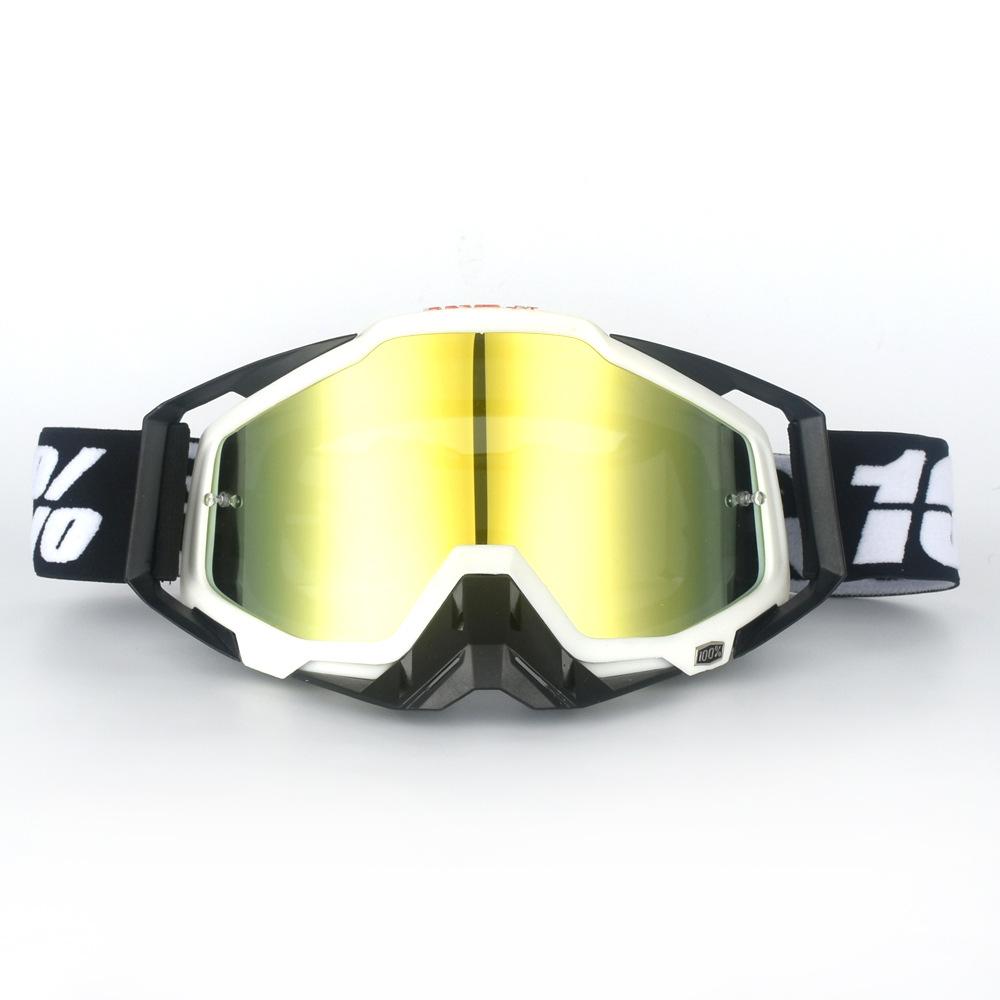 100% Goggles Motorcycle Off-Road Helmet Goggles Outdoor Locomotive Riding Glasses