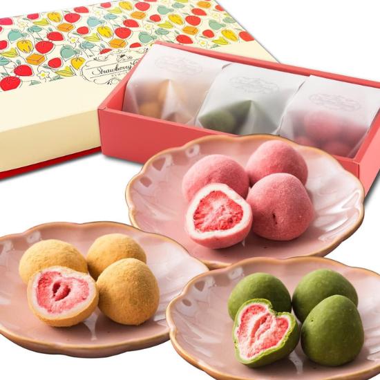 

Роскошный клубничный шоколад (Набор из 3 сортов) Ассорти Шоколад