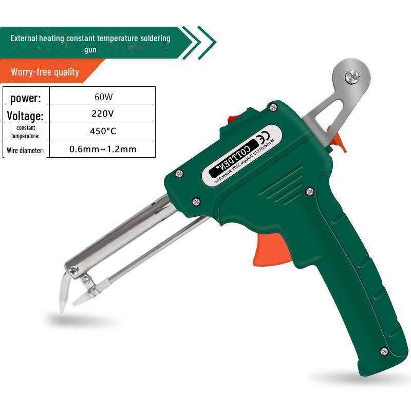 "Cross-Border Handheld Electric Soldering Gun with Automatic Tin Feeding, 60W, for External & Internal Heating"