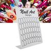 50Pcs Nail Art False Tips Chart Display Board   Nailtips Polish Gel Color Card (White)