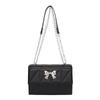 Rhombus Chain Bag Women'S Autumn High-Value Fashion Bow Versatile Shoulder Messenger Bag Small Square Bag