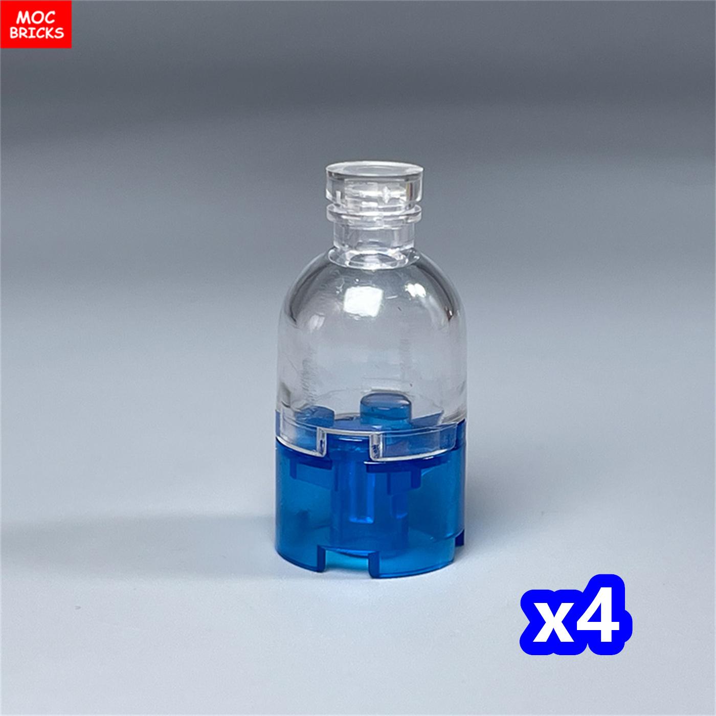 

Контейнер MOC Bricks Прозорий Пляшка для напоїв 30351 Іграшки для води Круглий 2x2x1 Купол-Верх Порожнистий Штифт Будівельні блоки Дитячі іграшки