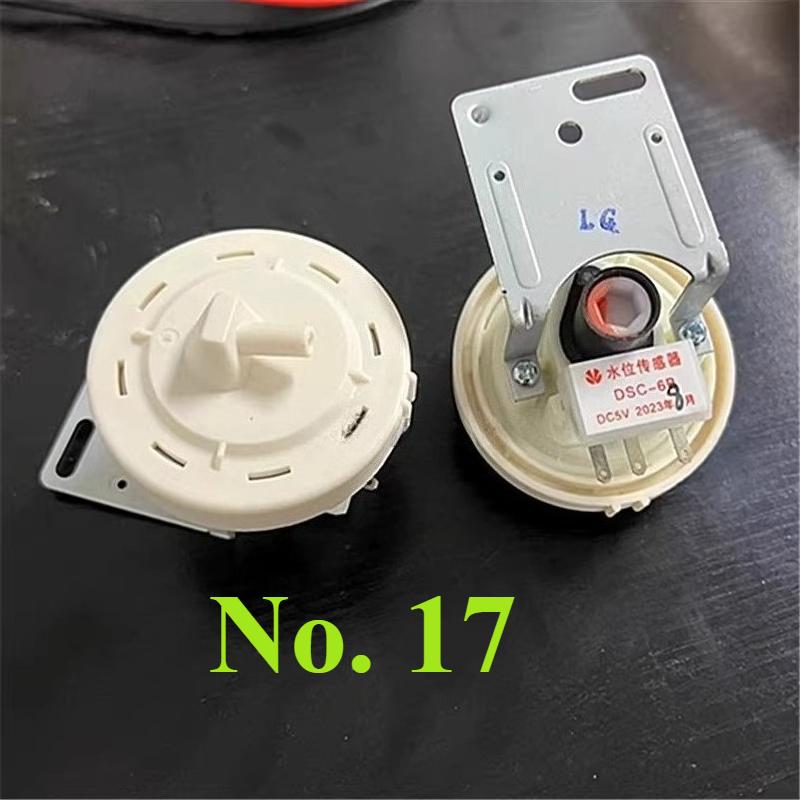 Pressure mechanical sensor switch for fully automatic washing machine to control electronic water level sensor