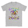 Mardi Gras  Jester Unisexs T Shirt  Funny Tees Short Sleeve O Neck TShirts Cotton Classic Tops