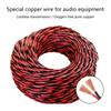 Twist Servo Auditory Extension Cable 1.0mm² Speaker Cable For Home Theater And Stage with Double Shielding