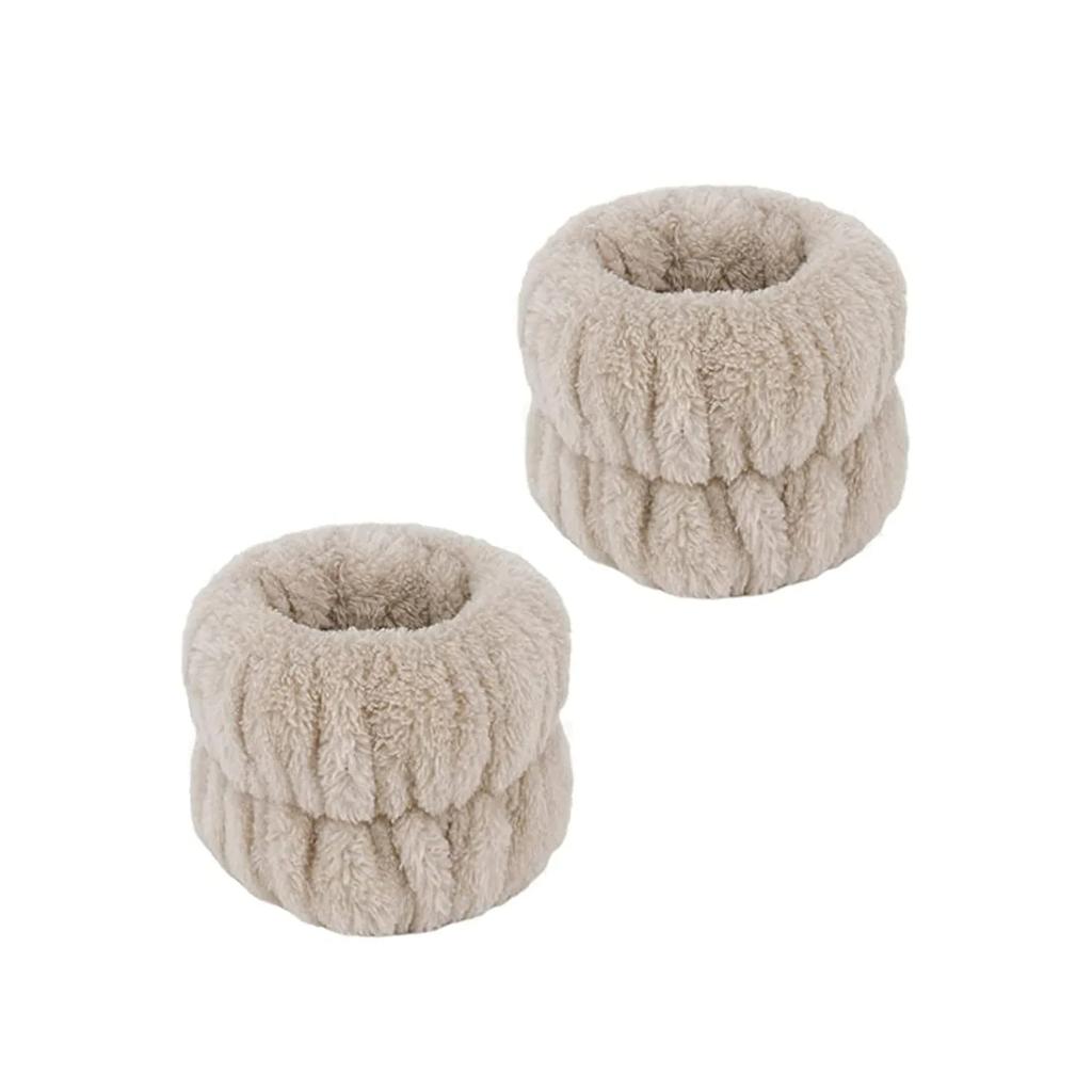 Wristband for Washing Soft Flannel Wrist Strap Reusable Face Makeup Towel Wrist Velvet Towel Girls Elastic Face Wash