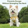 Adjustable Flower Dog Harness Leash Set for Small Dogs Cats Pug Chihuahua Soft Comfort Pet Accessories