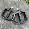 Breite Flache Mountainbike-Pedale - CNC-Aluminiumlegierung Lager Anti-Rutsch-Pedale für MTB Downhill Fahrradteile