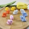 3D    DIY Pendant Decorative Christmas Jewelry Easter  Resin Craft Clipbook 10pcs/lot