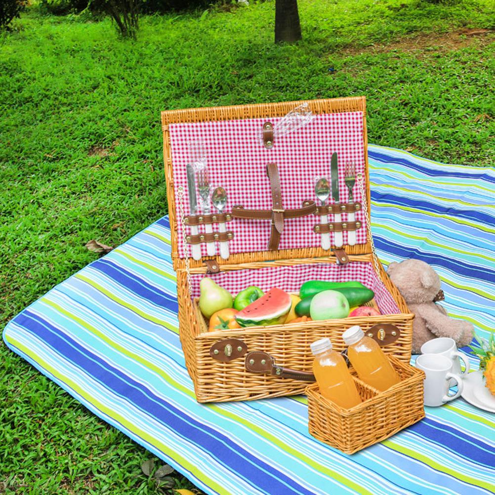 Große Picknickdecke Faltbar Wasserdicht Outdoor-Decke Langlebige Strandmatte Decke Outdoor-Picknickteppich für Camping Wandern