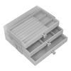 Acrylic Jewelry   3 Drawers Storage Box Transparent Jewelry Display Stand rrings Necklace Holder Case