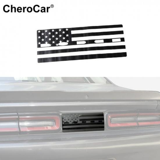 Taillight Center Lamp Side Decor Trim  Flag Sticker For Dodge Challenger 15+