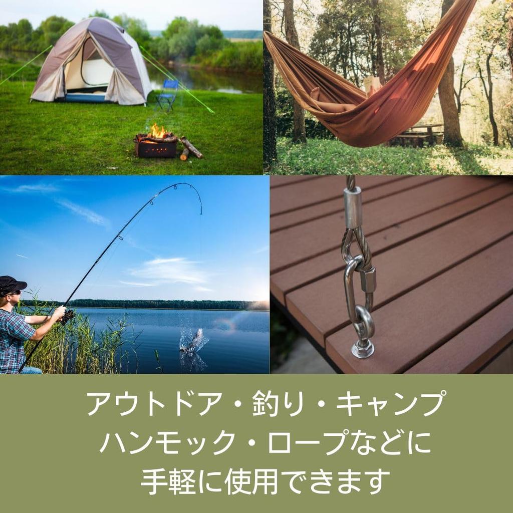 EINEY 304 Stainless Spring for Outdoor 200kg Weight Capacity Carabiner, Steel, Hook, Rust-Proof, Activities, Climbing, Keychains, Camping, Hammocks,