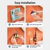 1pc Toothbrush Holder Scalable Wall-Mounted Electric Toothbrush Organizer Space Saving Toothbrush Storage Rack